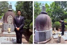 All-party delegation pays tribute to Rash Behari Bose in Japan