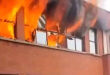 Fire broke out at Shri Guru Govind Singh College of Commerce in Pitampura, Delhi