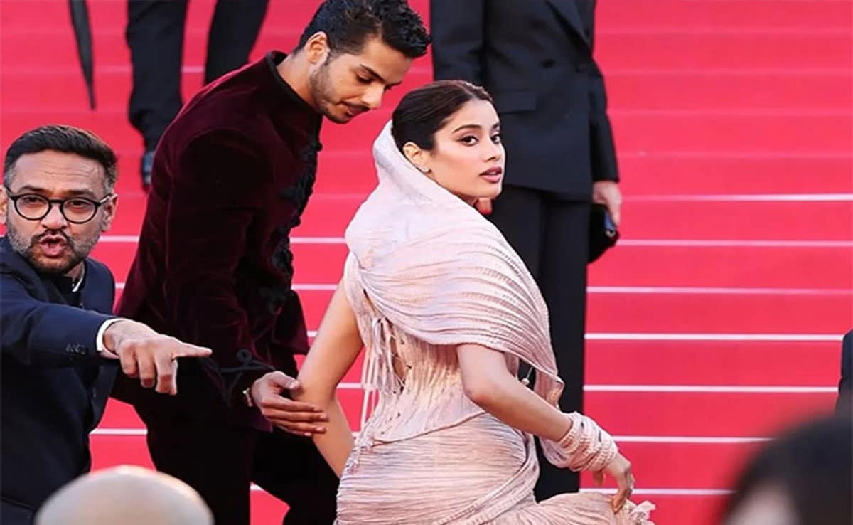 Aishwarya Rai Bachchan wore a black strapless gown and brocade cape at Cannes 2025, see photos