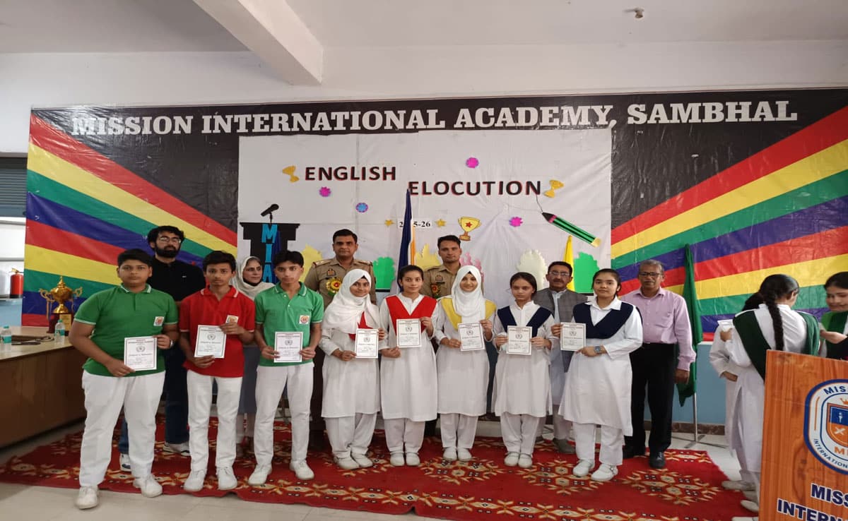 Mission International Academy Sambhal created history: For the first time, class XII and X performed brilliantly