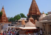 A huge fire broke out in Ujjain's Mahakaleshwar temple complex